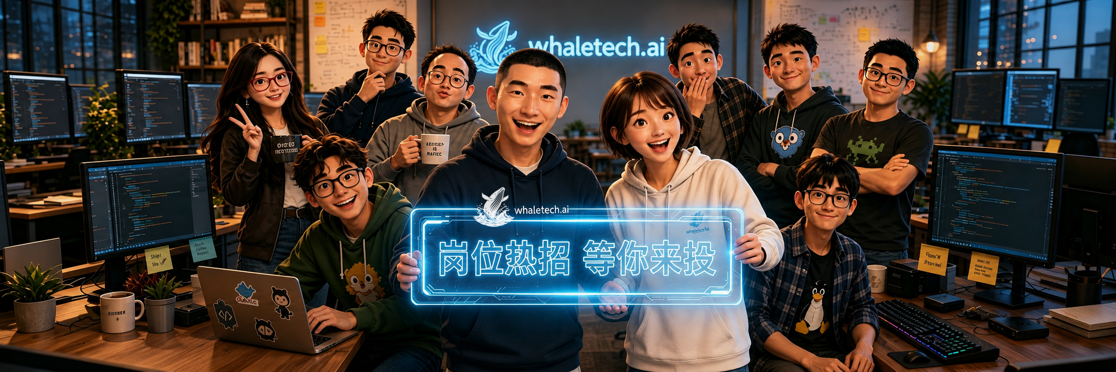 蓝色鲸鱼招聘 · 加入我们